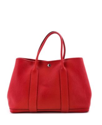 36 Garden Party Tote Leather