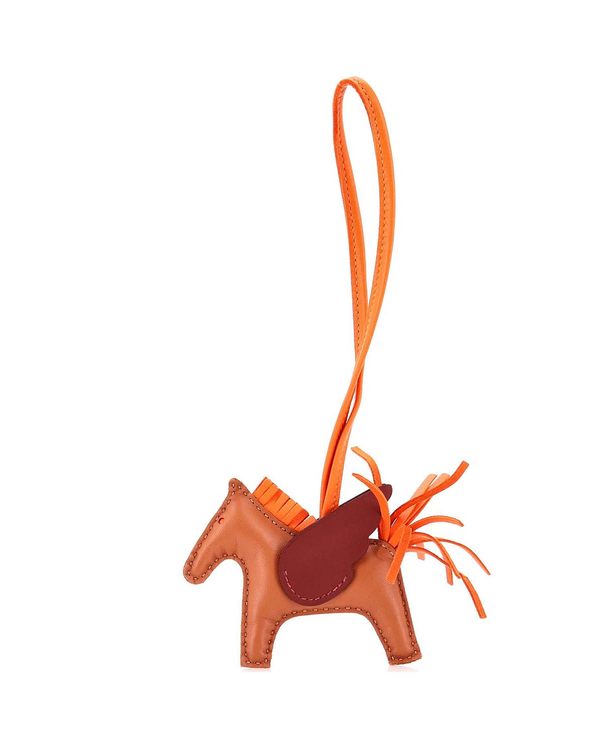 Pre-Owned HERMES Pm Pegase Rodeo Bag Charm Leather