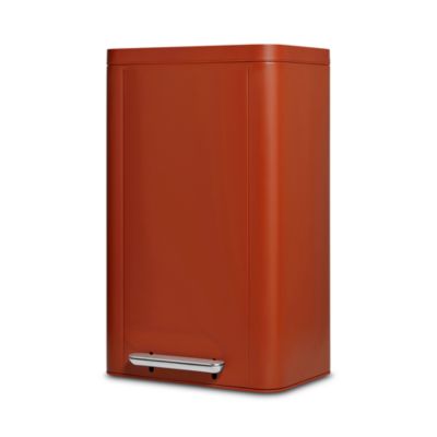 Durable Rectangular Step Trash Can, 45L