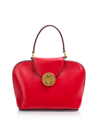 Leather Convertible Top Handle Bag