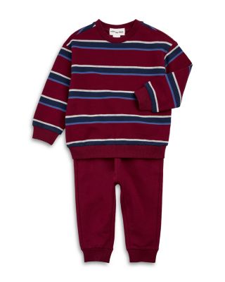 Boys' Cotton Blend Long Sleeve Sweatshirt & Jogger Set - Baby