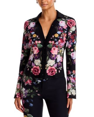 Freya Floral Print Fitted Blouse