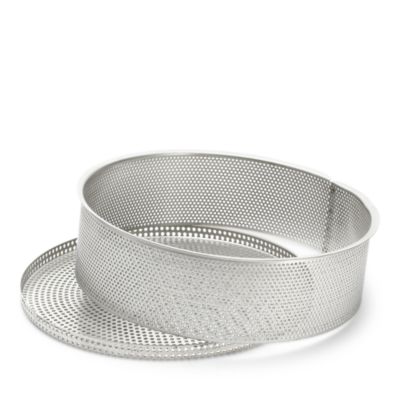 8" Perforated Stainless Steel Cheesecake Mold