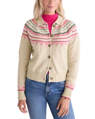 Collared Fair Isle Cardigan