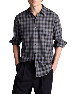 Allen Plaid Classic Fit Casual Button Down Shirt