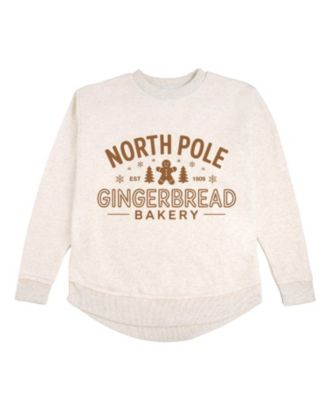 North Pole Gingerbread Christmas Women's Sweatshirt