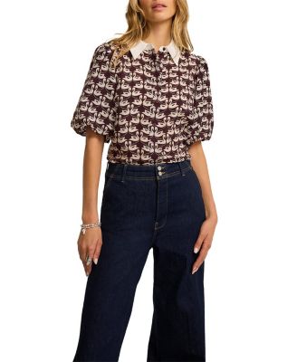  Women's Swan Print Shirt