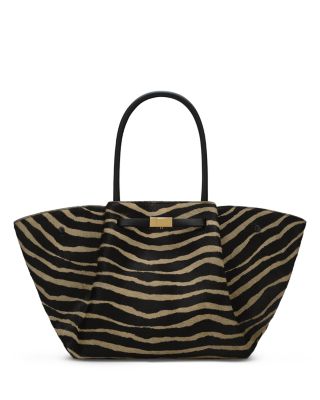 New York Calf Hair Belted Tote