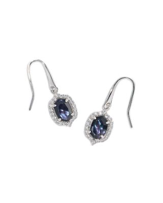 Daphne Crystal Framed Drop Earrings