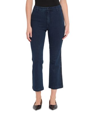 Bette Cotton Stretch Embellished Baby Boot Pants