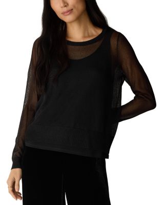 Eileen Fisher Gossamer Crewneck Sweater