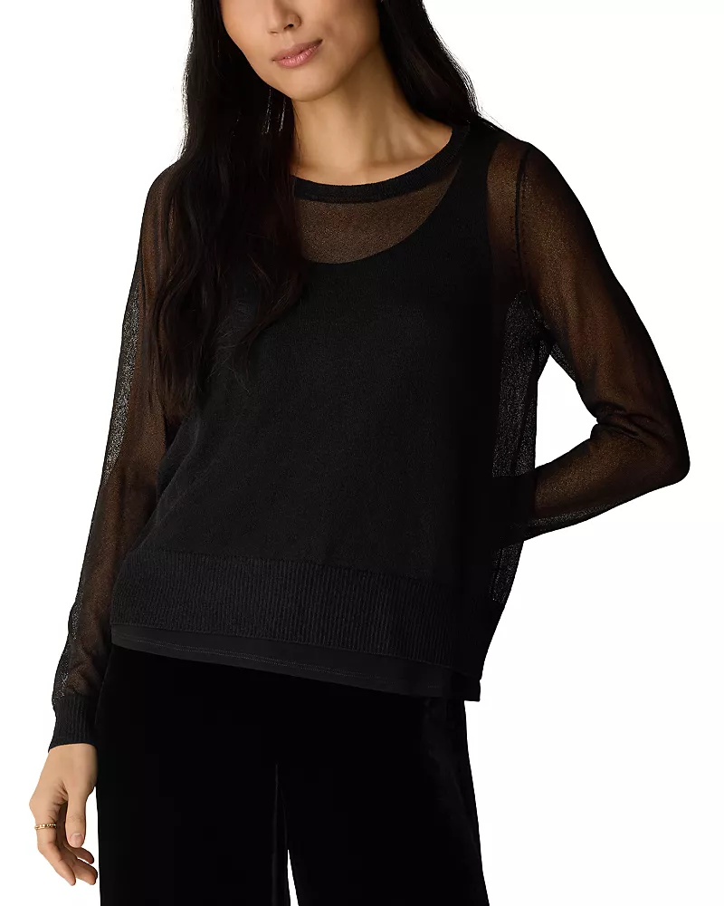 Eileen Fisher Gossamer Crewneck Sweater
