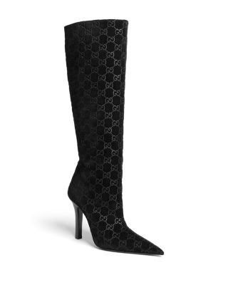 Women's GucciCore Suede Knee High Boots