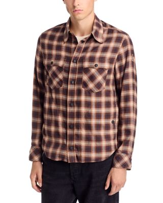 Camicia Plaid Regular Fit Button Down Shirt