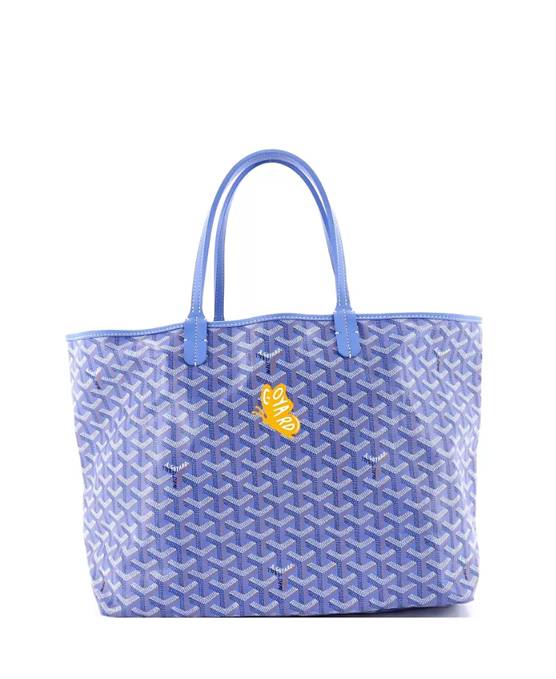 Pre-Owned Goyard Pm Saint Louis Reversible Tote Printed Coated Canvas and Printed Canvas
