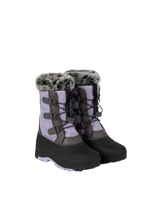 Girls' Fleece Lining Removable Waterproof Shell Winter Boots - Toddler, Little Kid, Big Kid