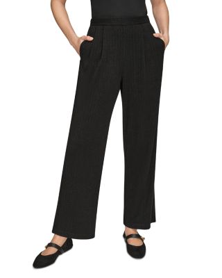 Brushed Rib Pull On Pants