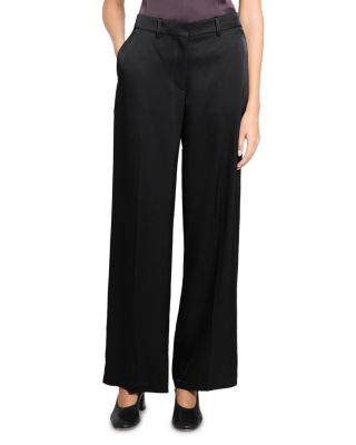 Theory Classic Satin Straight Pants