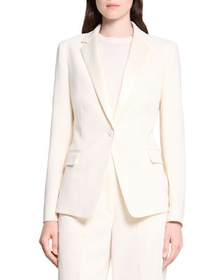 Slim Fit Tuxedo Jacket in Admiral Crepe