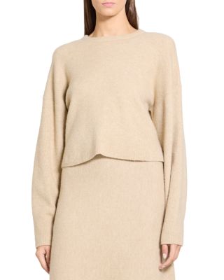 Astor Merino Wool & Cashmere Crewneck Sweater