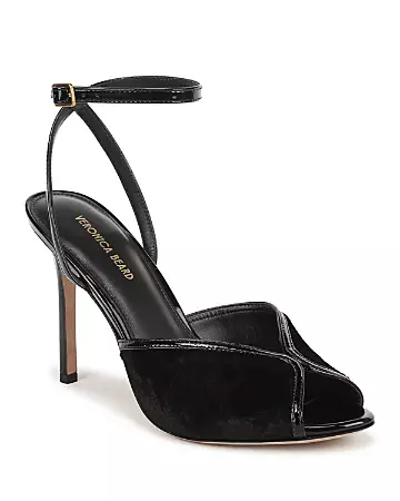 Veronica Beard Women's Anora Velvet Slingback Sandals