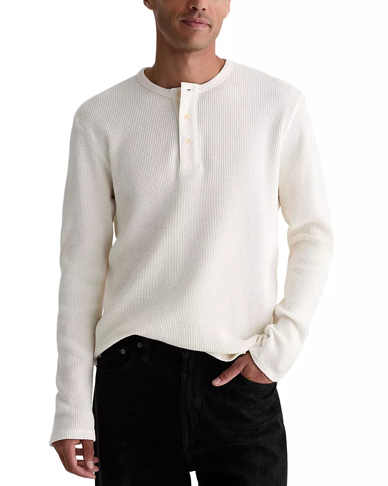 Ag Bryce Cotton Long Sleeve Henley