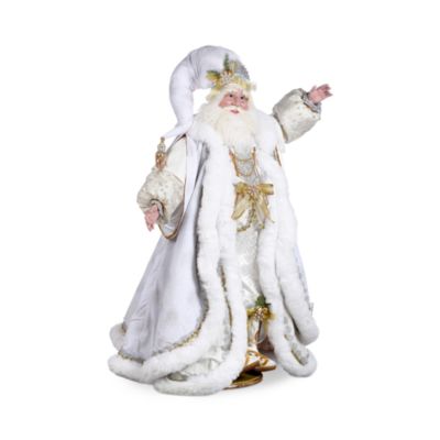 Dreaming of a White Christmas Santa 50" Figurine