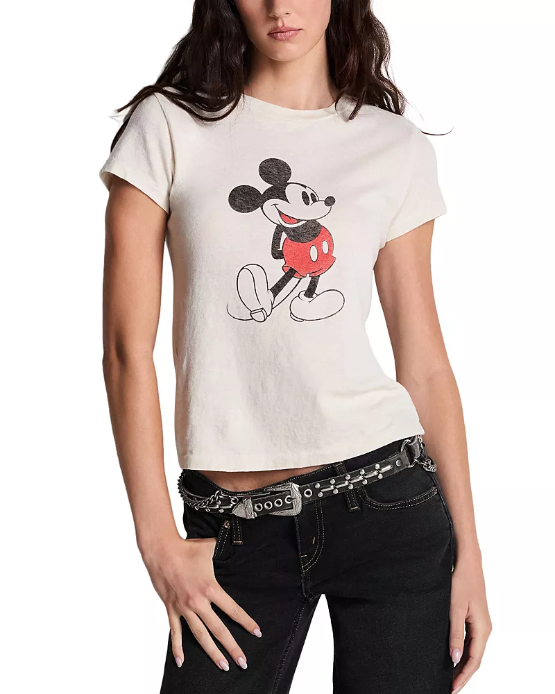 Re/Done 60s Mickey Slim Graphic Tee