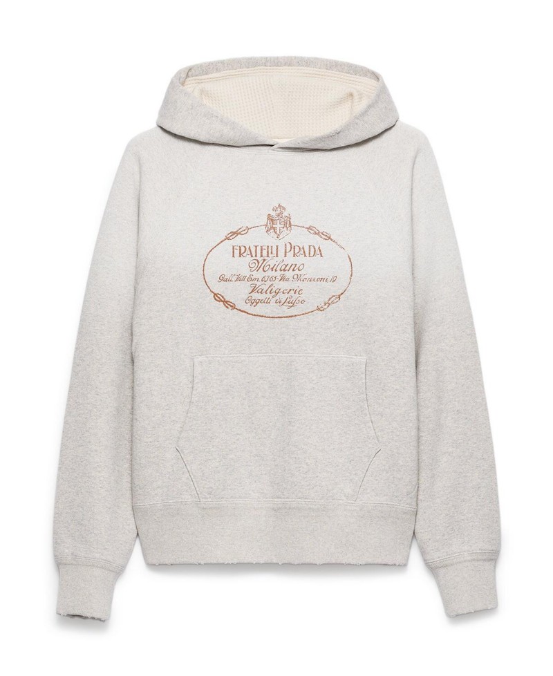 NEW! Prada Cotton Fleece Hoodie by Bloomingdale's