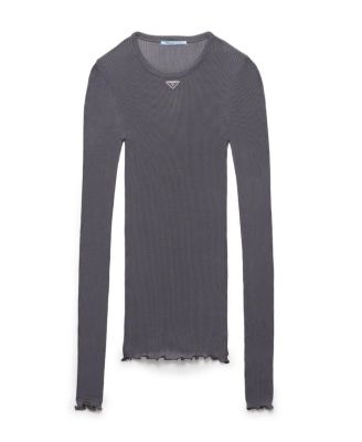  Ribbed Knit Top