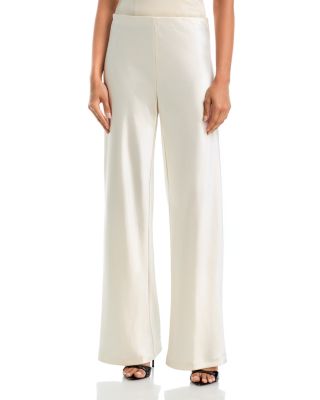Satin Bias Cut Pants - Exclusive