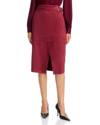 Danica Faux Suede Belted Skirt