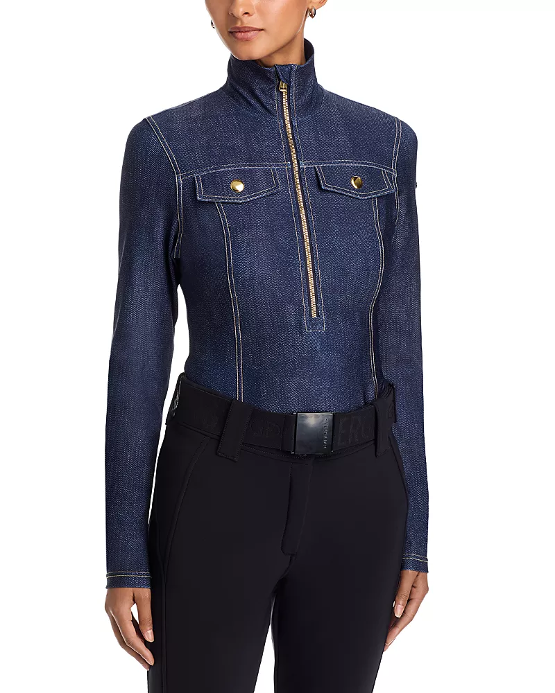 Goldbergh Yunnai Mock Neck Long Sleeve Pullover