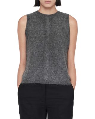 Allsaints Ada Brushed Cashmere Back Button Tank