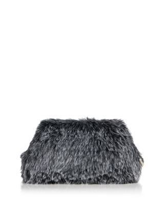 Goldie Faux Fur Clutch