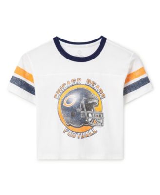 Unisex NFL Chicago Bears Striped Ringer Tee - Little Kid, Big Kid