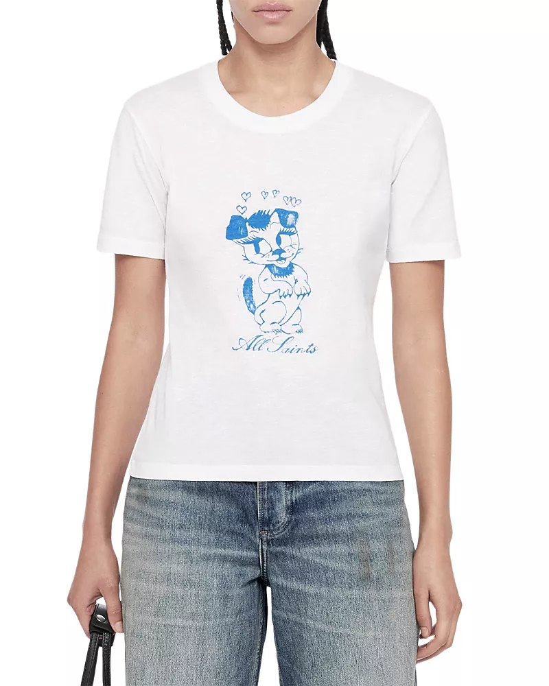 Allsaints Pupper Hela Cotton Graphic Tee
