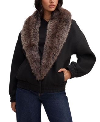 Women's Megan Faux Fur Collar Jacket