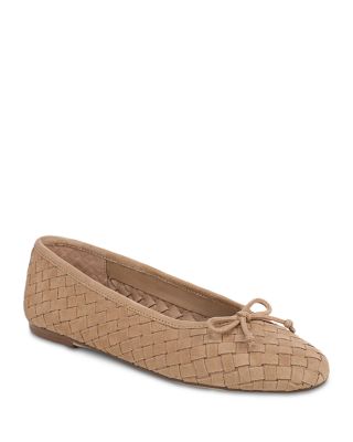 Women's Ruthie Woven Suede Ballet Flats