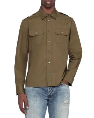 West Cotton Slim Fit Button Up Shirt