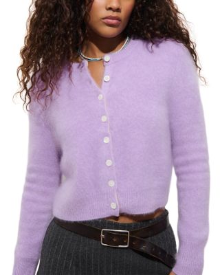 Elizabeth Cashmere Crewneck Cardigan
