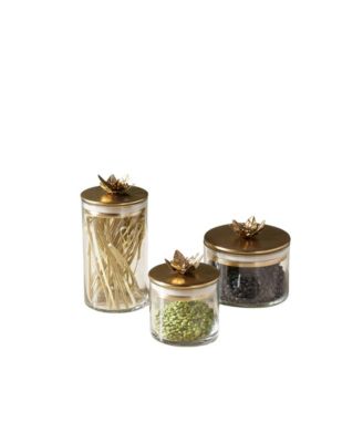  Lily Botanical Canister, Set of 3