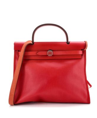 31 Herbag Zip Berline Vache Canvas and Leather