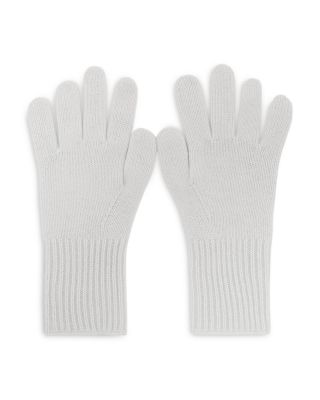 Issie Wool Blend Rib Trim Gloves