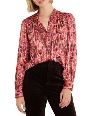 Origami Pleat Printed Shirt