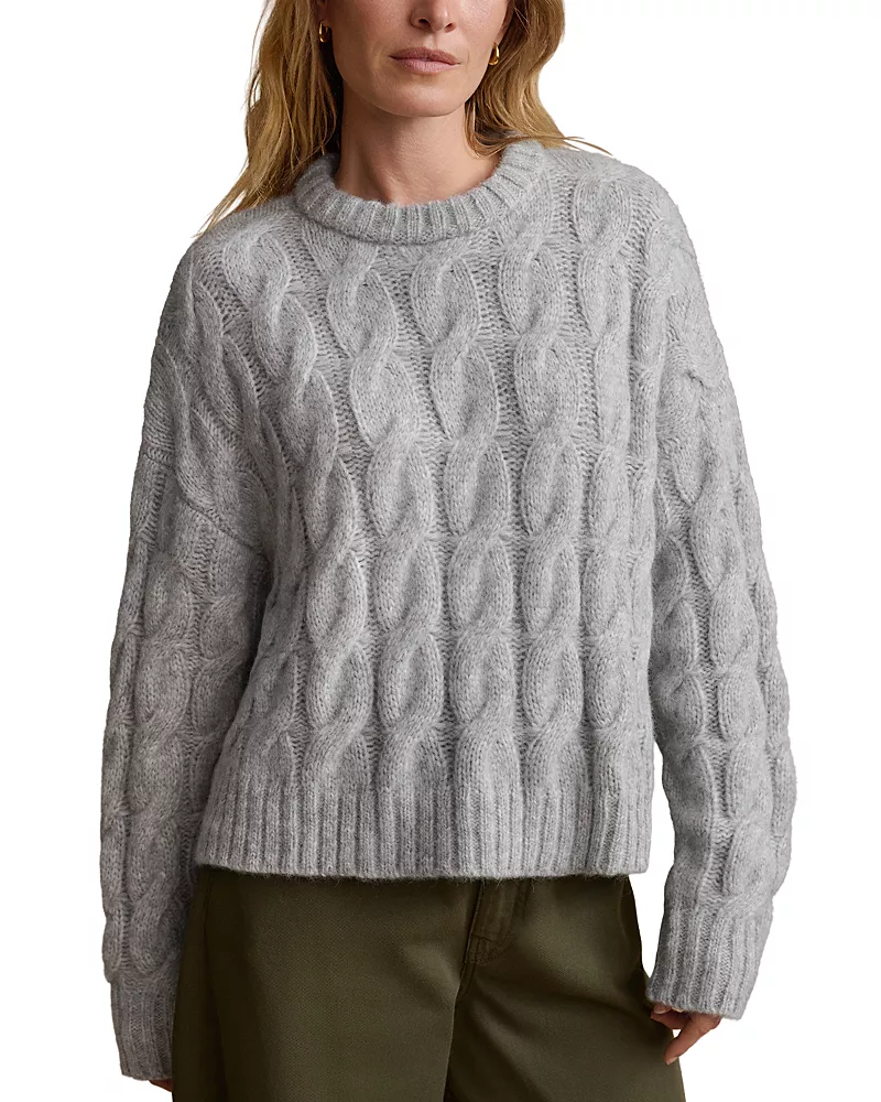 Jenni Kayne Serena Alpaca Blend Cable Knit Sweater