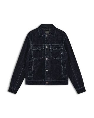 Emporio Armani Flocked Blouson Denim Jacket
