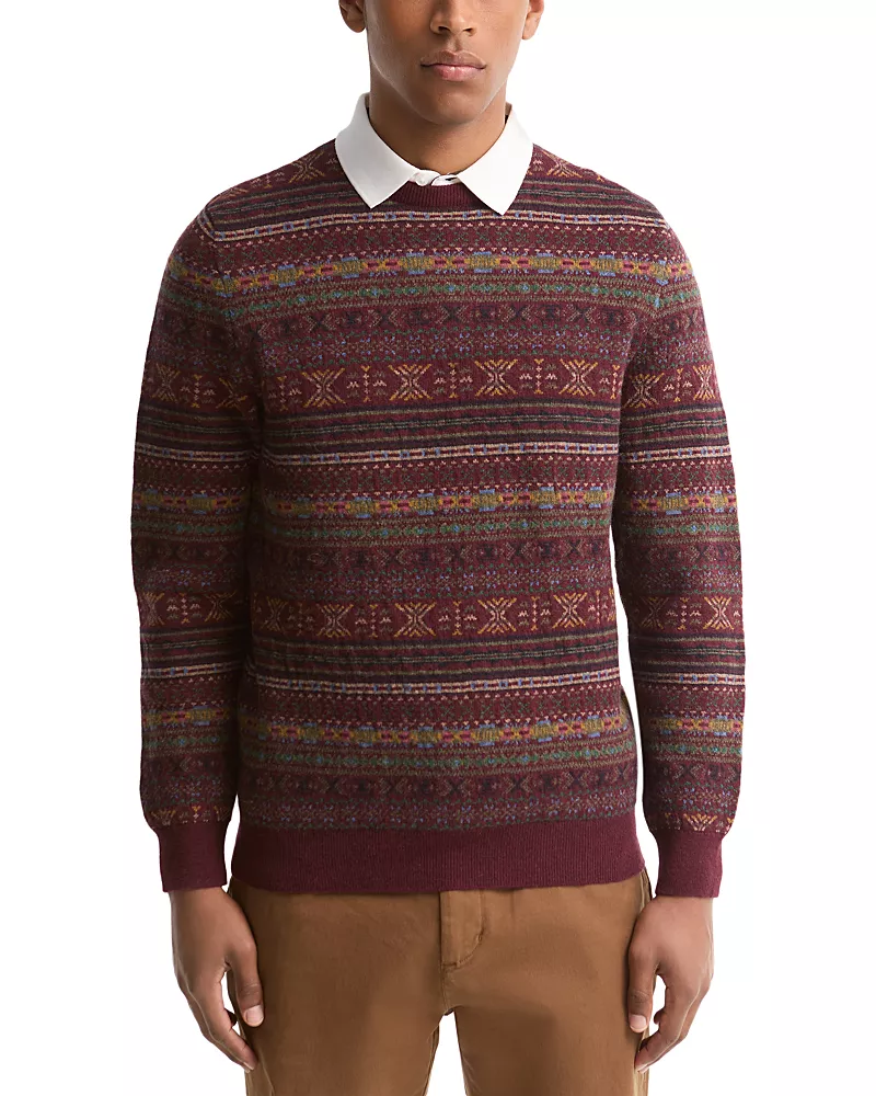 Barbour Dalehead Fair Isle Crew Neck Sweater