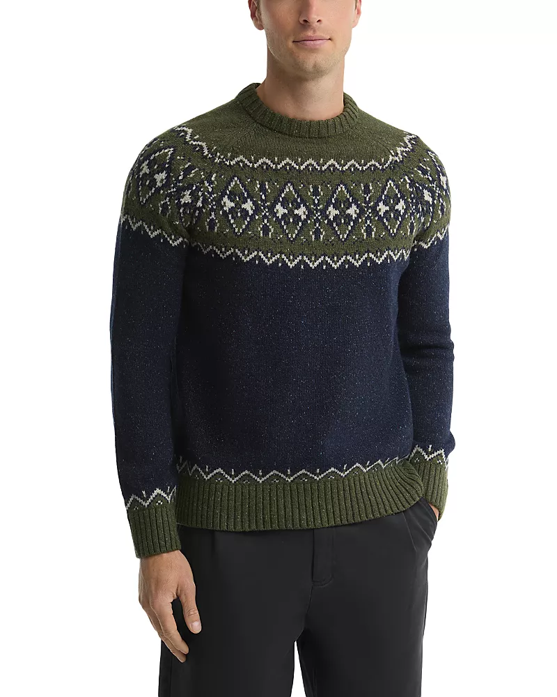 Barbour Tisbury Wool Blend Fair Isle Sweater
