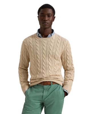 Cable Knit Cotton Sweater